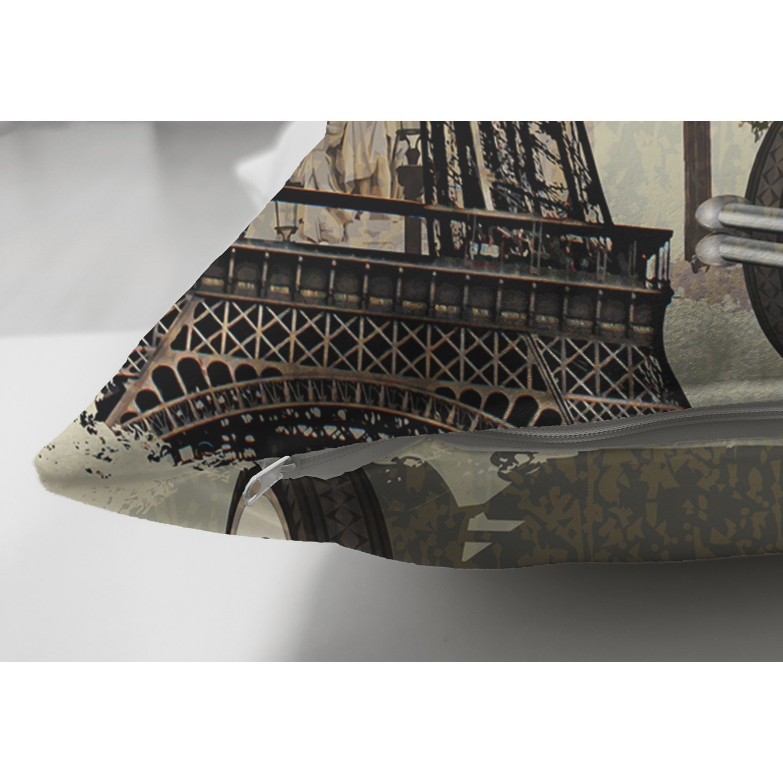 Suet-K151-Klasik-Araba-Paris-Desenli-Dijital-Baskili-Dekoratif-Modern-Suet-Yastik-Kirlent-Kilifi-2