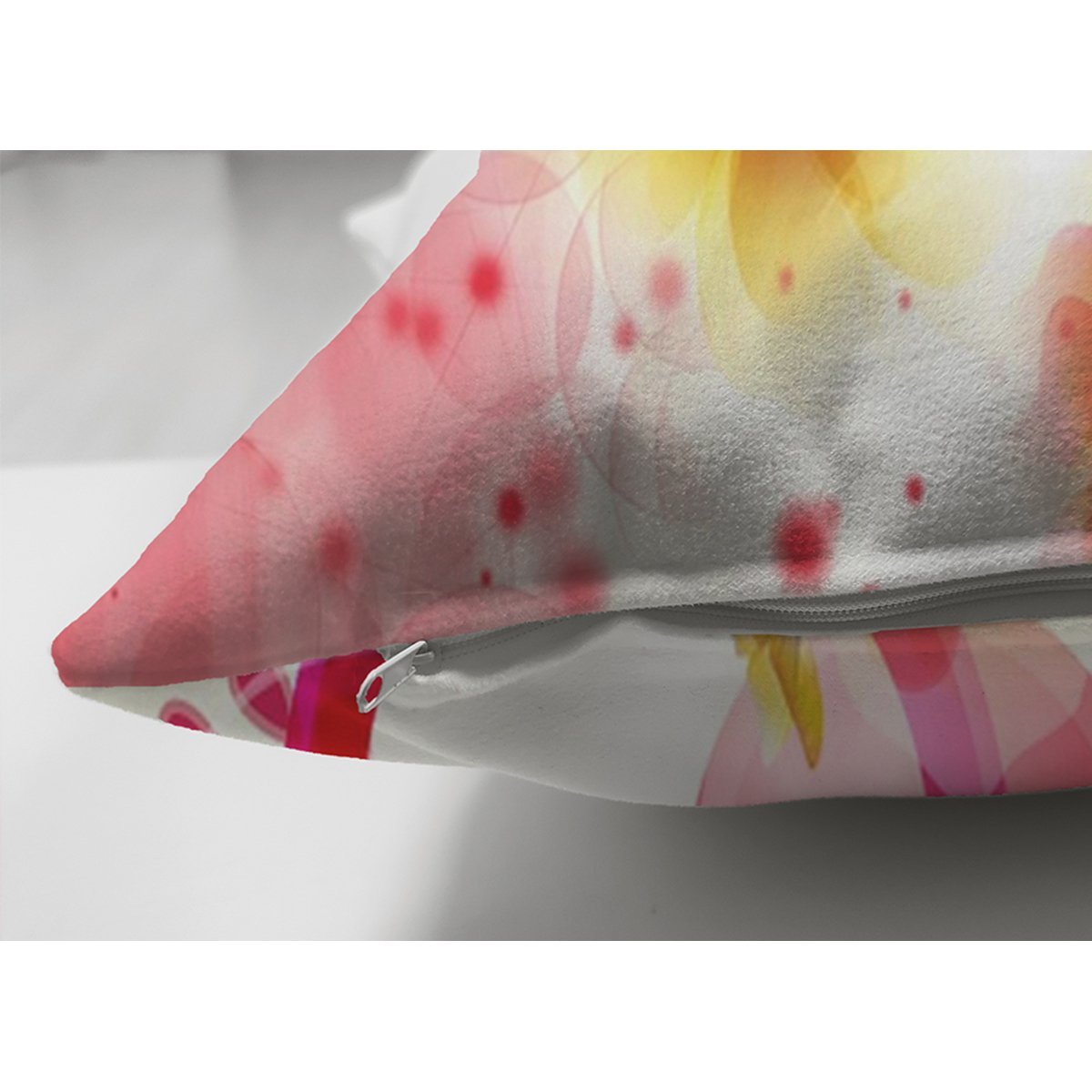 Suet-K1515-Renkli-Arka-planda-Kelebekler-Dijital-Baskili-Dekoratif-Modern-Suet-Yastik-Kirlent-Kilifi-2