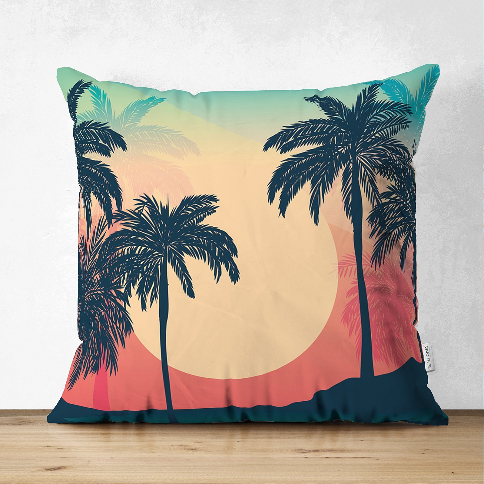 Suet-K3480-Watercolor-Gun-Batimi-Dijital-Baskili-Modern-Suet-Yastik-Kirlent-Kilifi