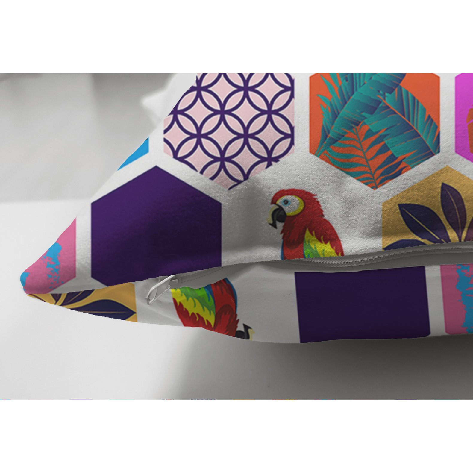 Suet-K3495-Renkli-Mozaik-Desenli-Modern-Dijital-Baskili-Suet-Yastik-Kirlent-Kilifi-2