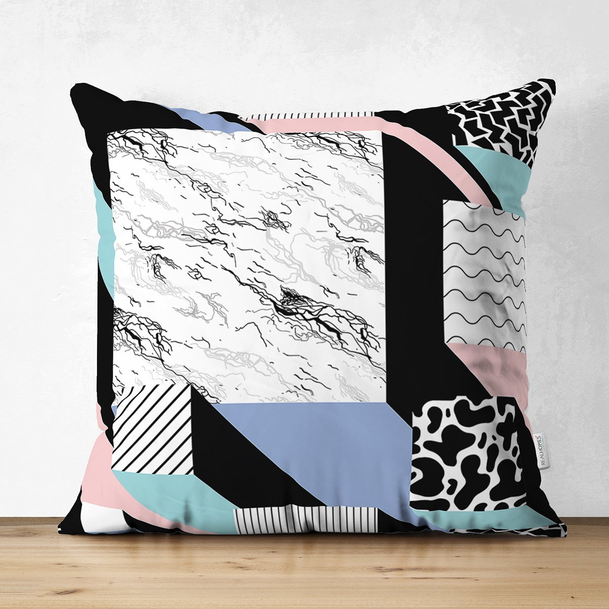 Suet-K3714-Mermer-Desenli-Dijital-Baskili-Modern-Suet-Yastik-Kirlent-Kilifi