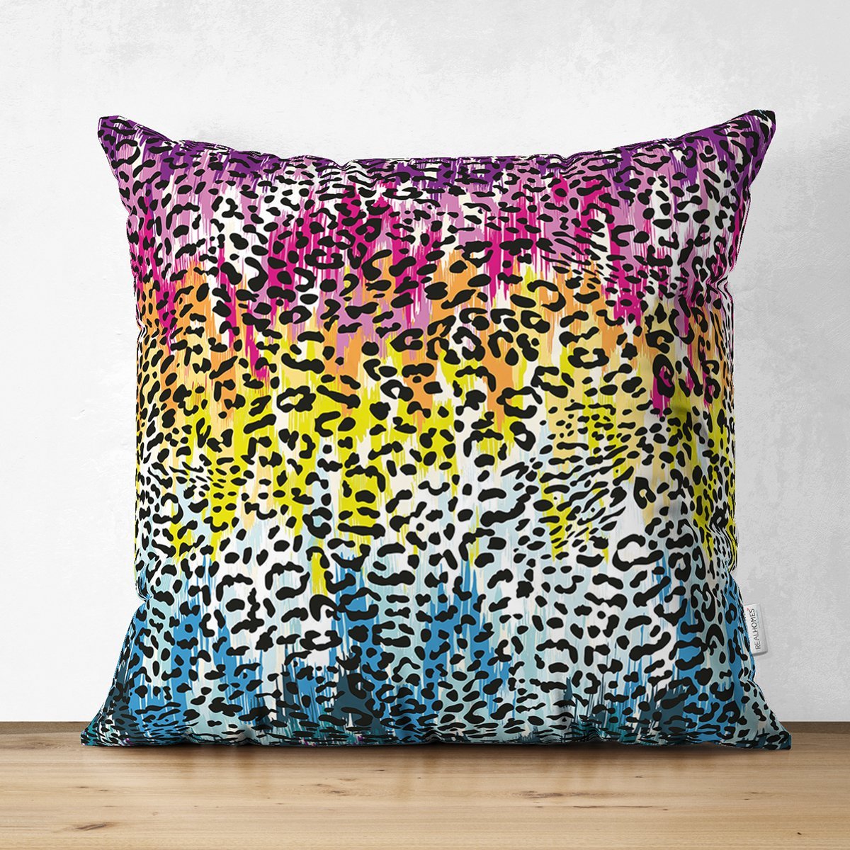 Suet-K3725-Renkli-Leopar-Desenli-Ozel-Tasarim-Dijital-Baskili-Modern-Suet-Yastik-Kirlent-Kilifi