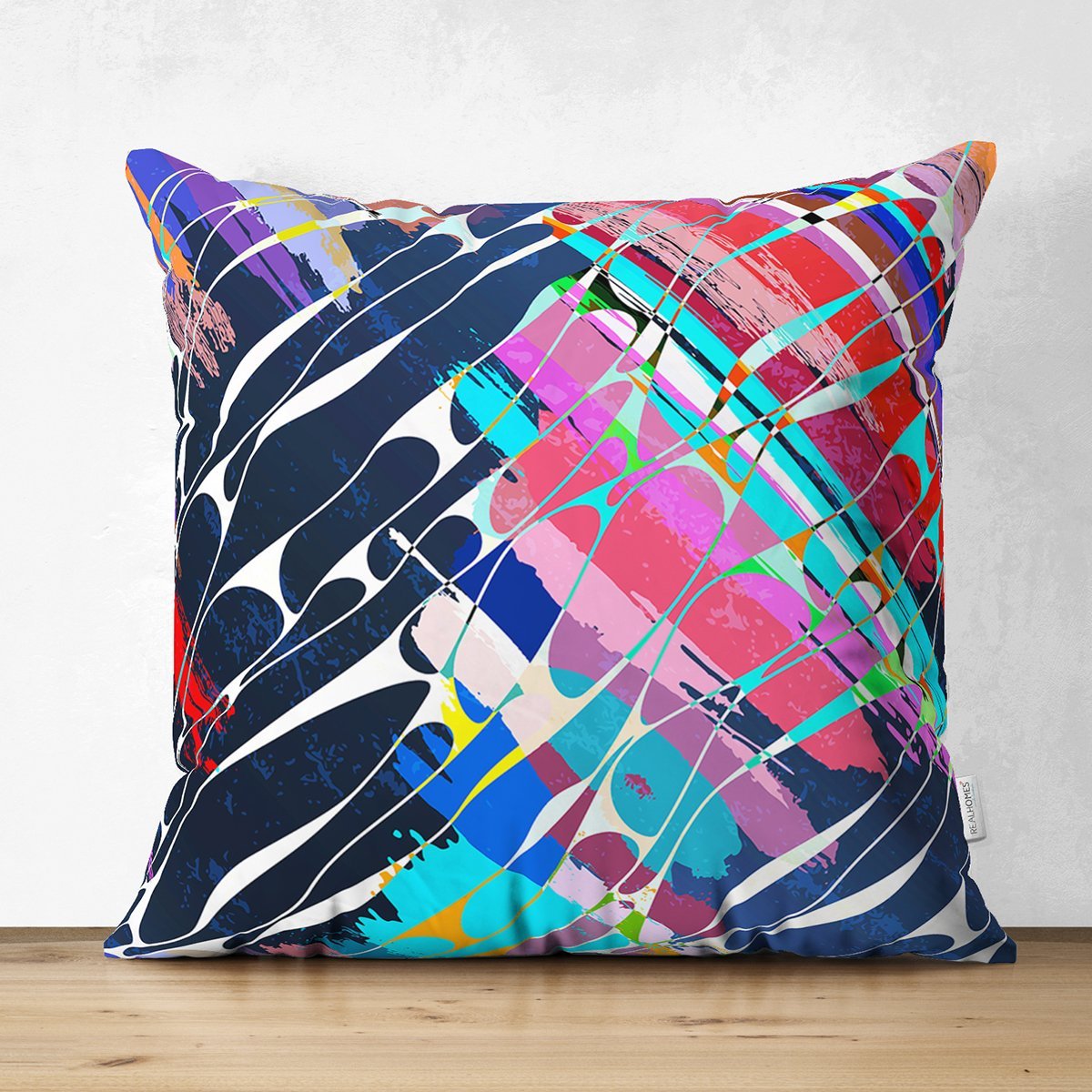 Suet-K3737-Suluboya-Desenli-Dijital-Baskili-Modern-Suet-Yastik-Kirlent-Kilifi