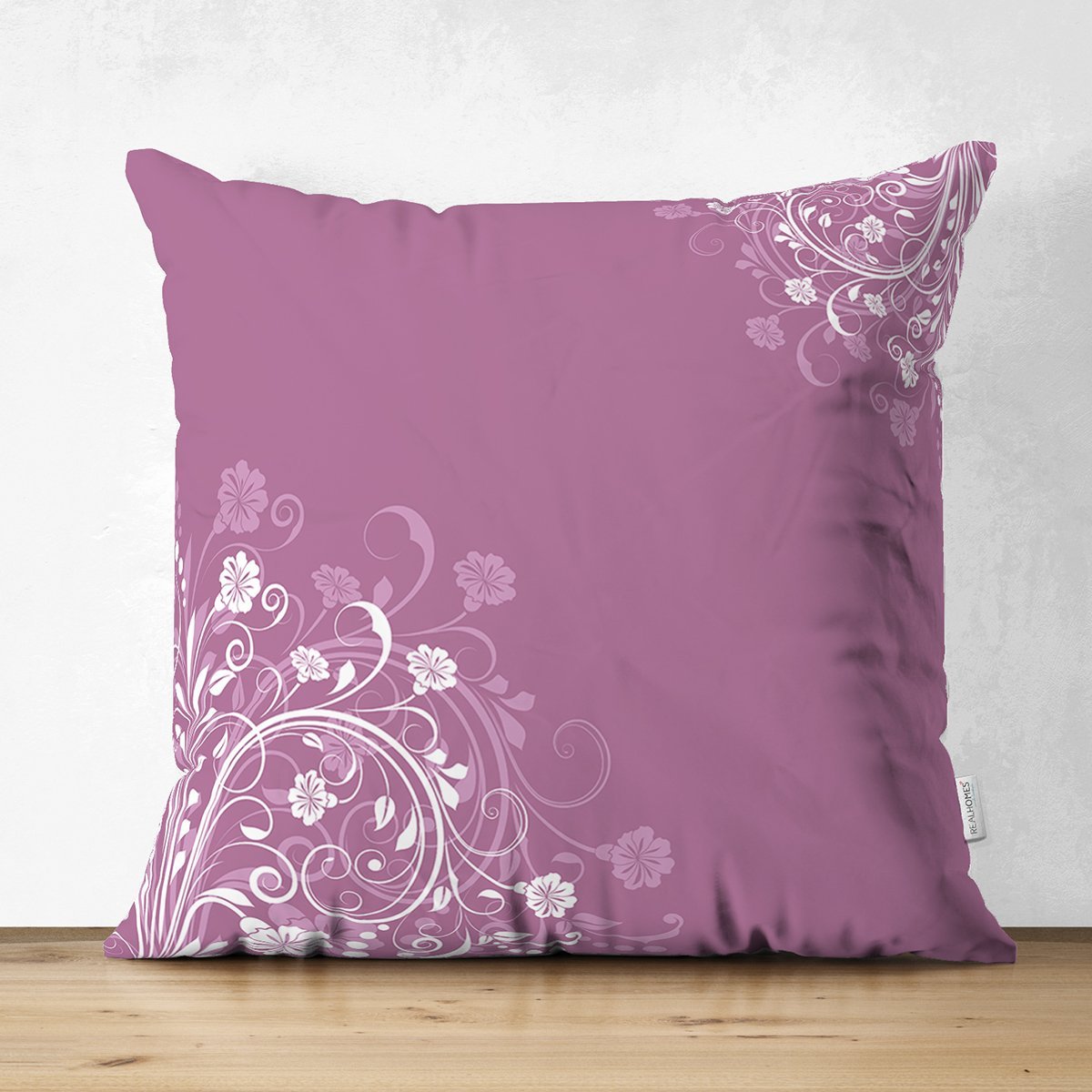 Suet-K3758-Lila-zeminli-Dijital-Baskili-Modern-Suet-Yastik-Kirlent-Kilifi