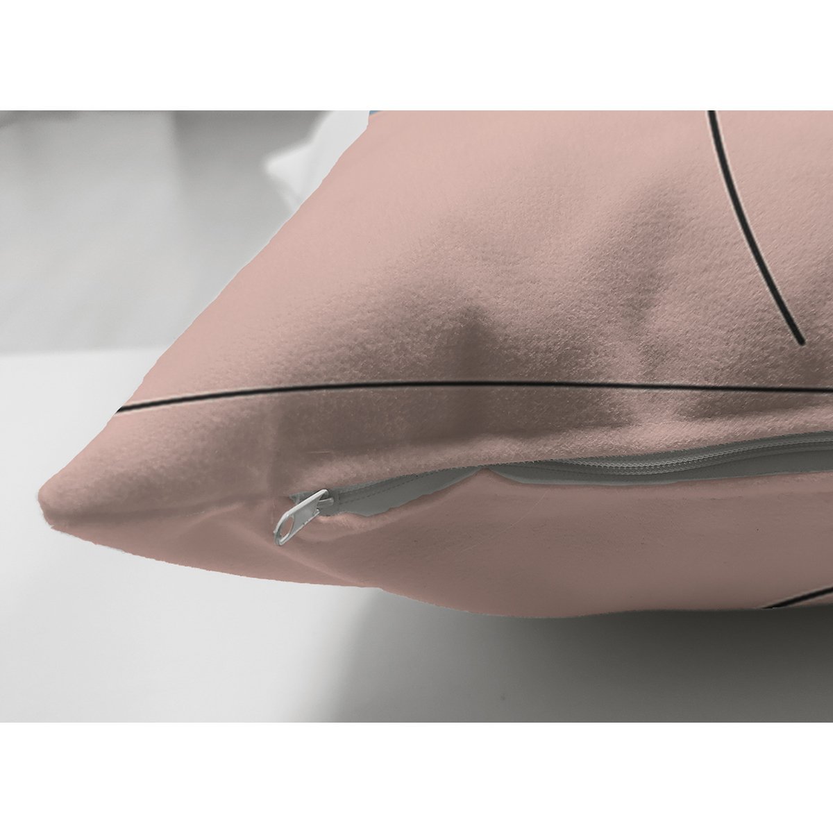 Suet-K7422-Renkli-Zeminde-Onedraw-Cizimli-Bayan-Silueti-Dijital-Baskili-Modern-Suet-Yastik-Kirlent-Kilifi-2