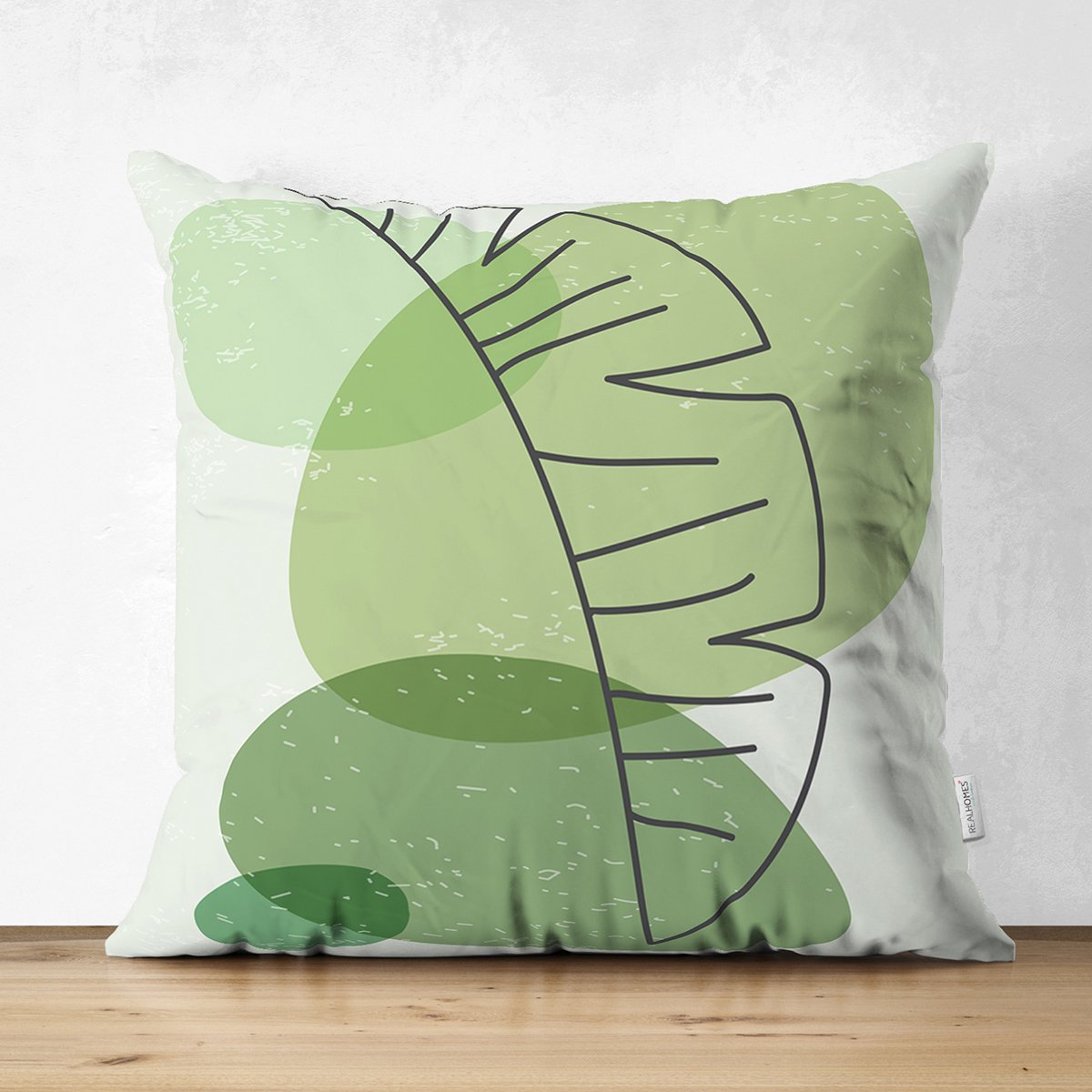 Suet-K7446-Renkli-Zeminde-Yaprak-Motifli-Dijital-Baskili-Modern-Suet-Yastik-Kirlent-Kilifi