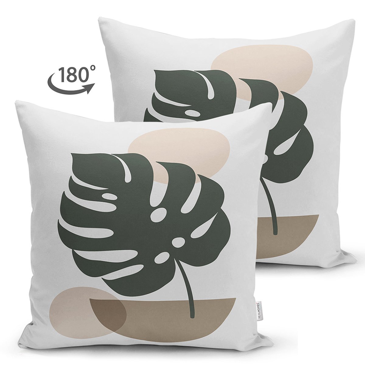 Suet-K7517-Renkli-Zeminli-Onedraw-Cizimli-Yaprak-Desenli-Dijital-Baskili-Modern-Suet-Yastik-Kirlent-Kilifi-1