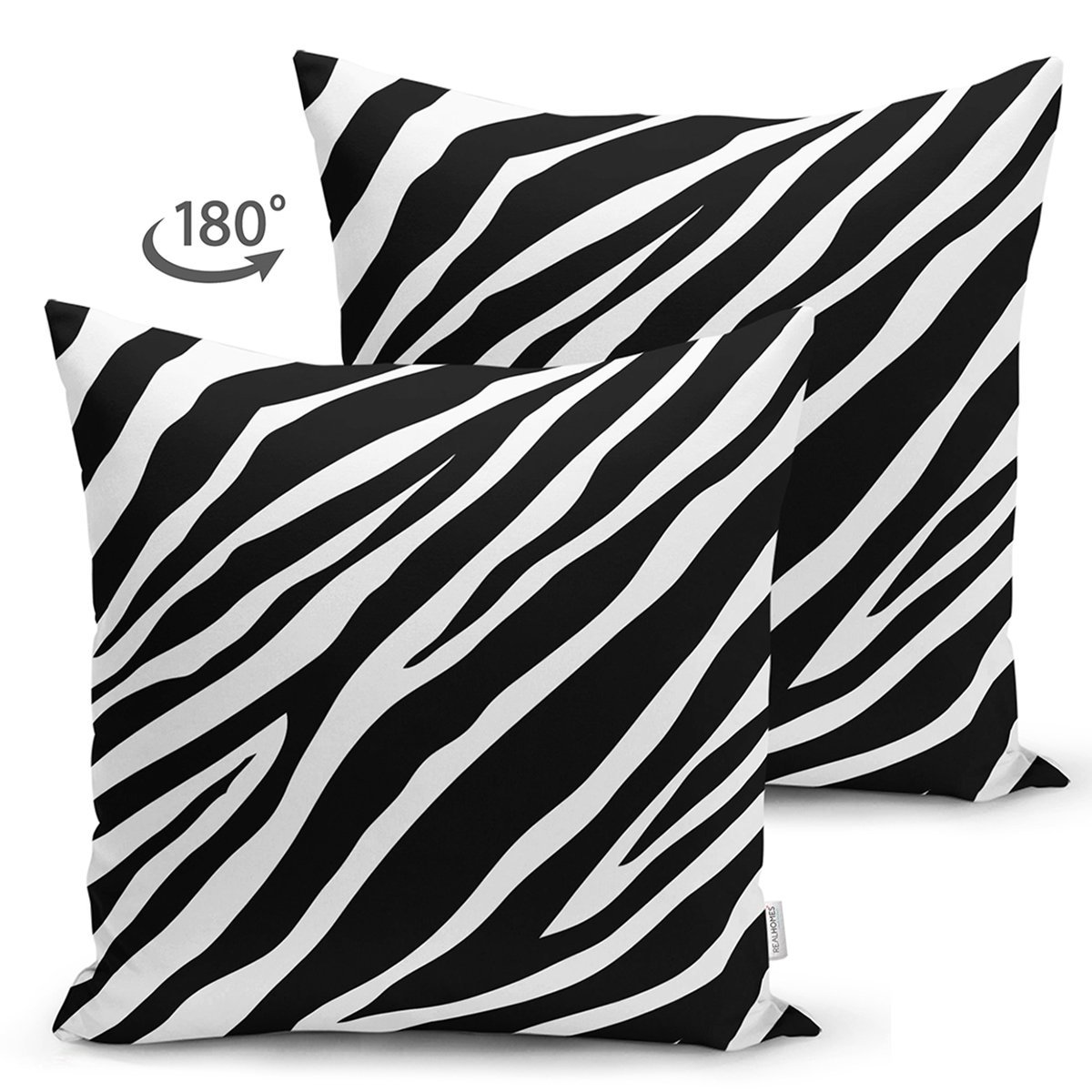 Suet-K7607-Beyaz-Zemin-Uzerinde-Zebra-Desenli-Dijital-Baskili-Modern-Suet-Yastik-Kirlent-Kilifi-1