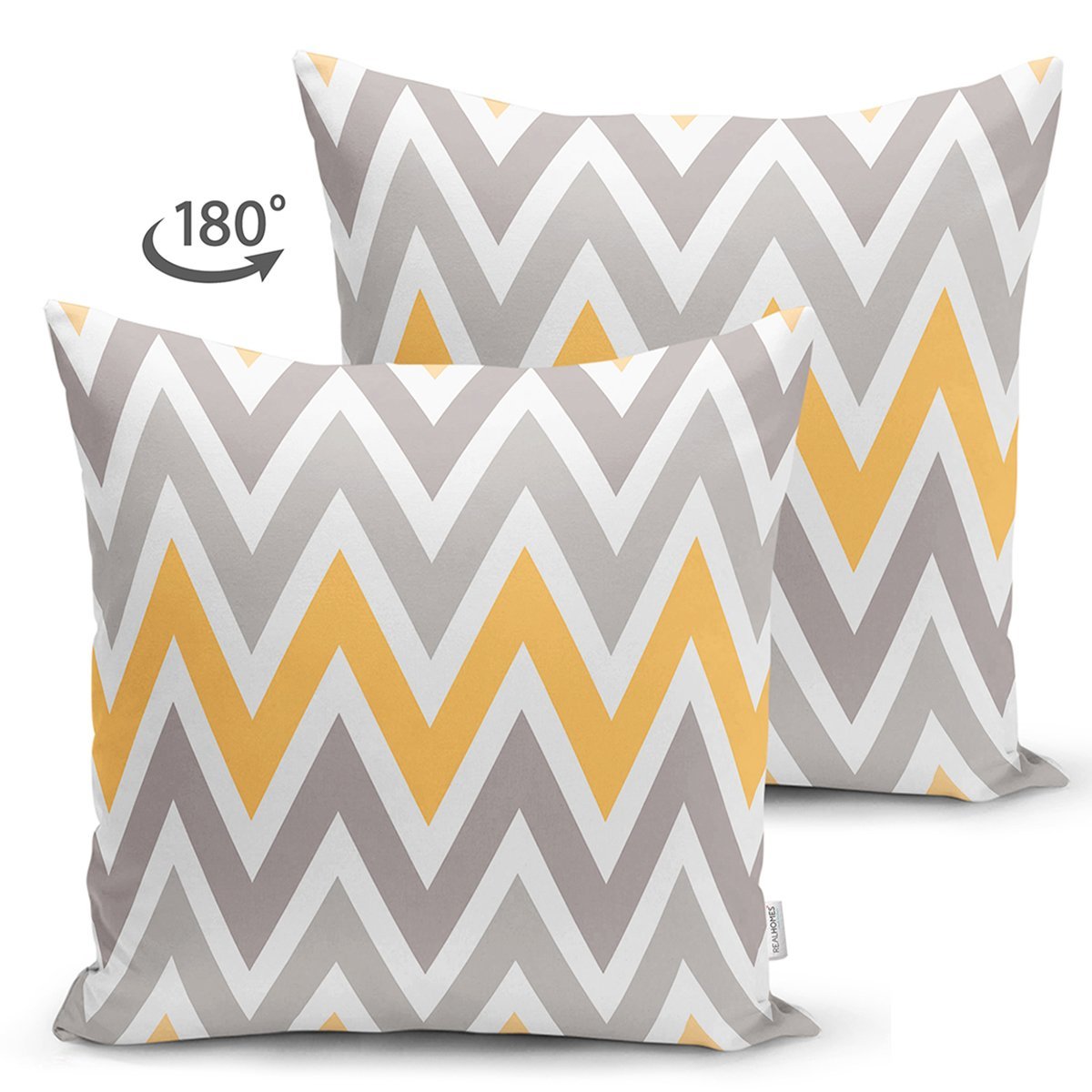 Suet-K7621-Beyaz-Zemin-Uzerinde-Turuncu-Gri-Renkli-Geometrik-Desen-Dijital-Baskili-Modern-Suet-Yastik-Kirlent-Kilifi-1