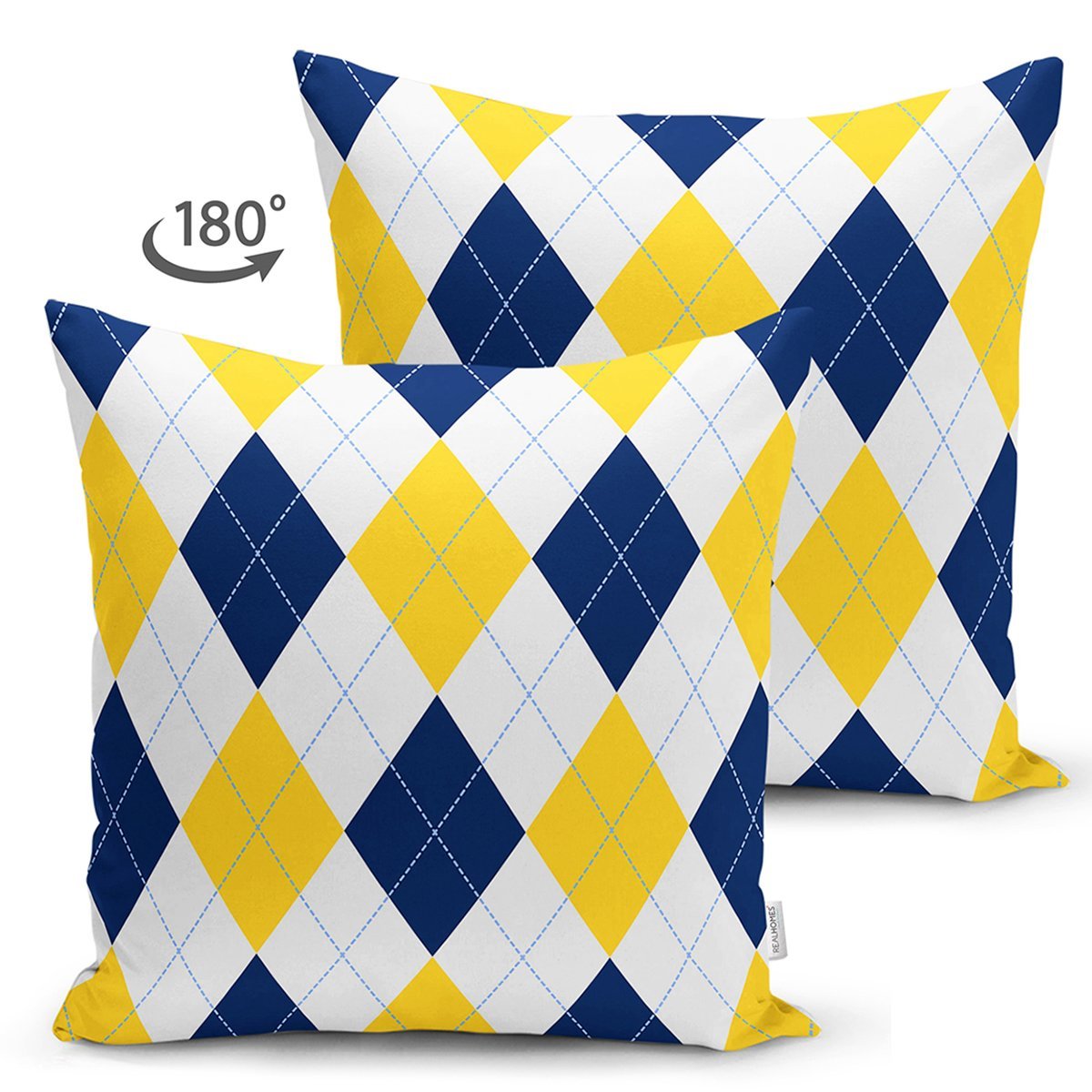 Suet-K7638-Beyaz-Zemin-Uzerinde-Baklava-Desenli-Dijital-Baskili-Modern-Suet-Yastik-Kirlent-Kilifi-1