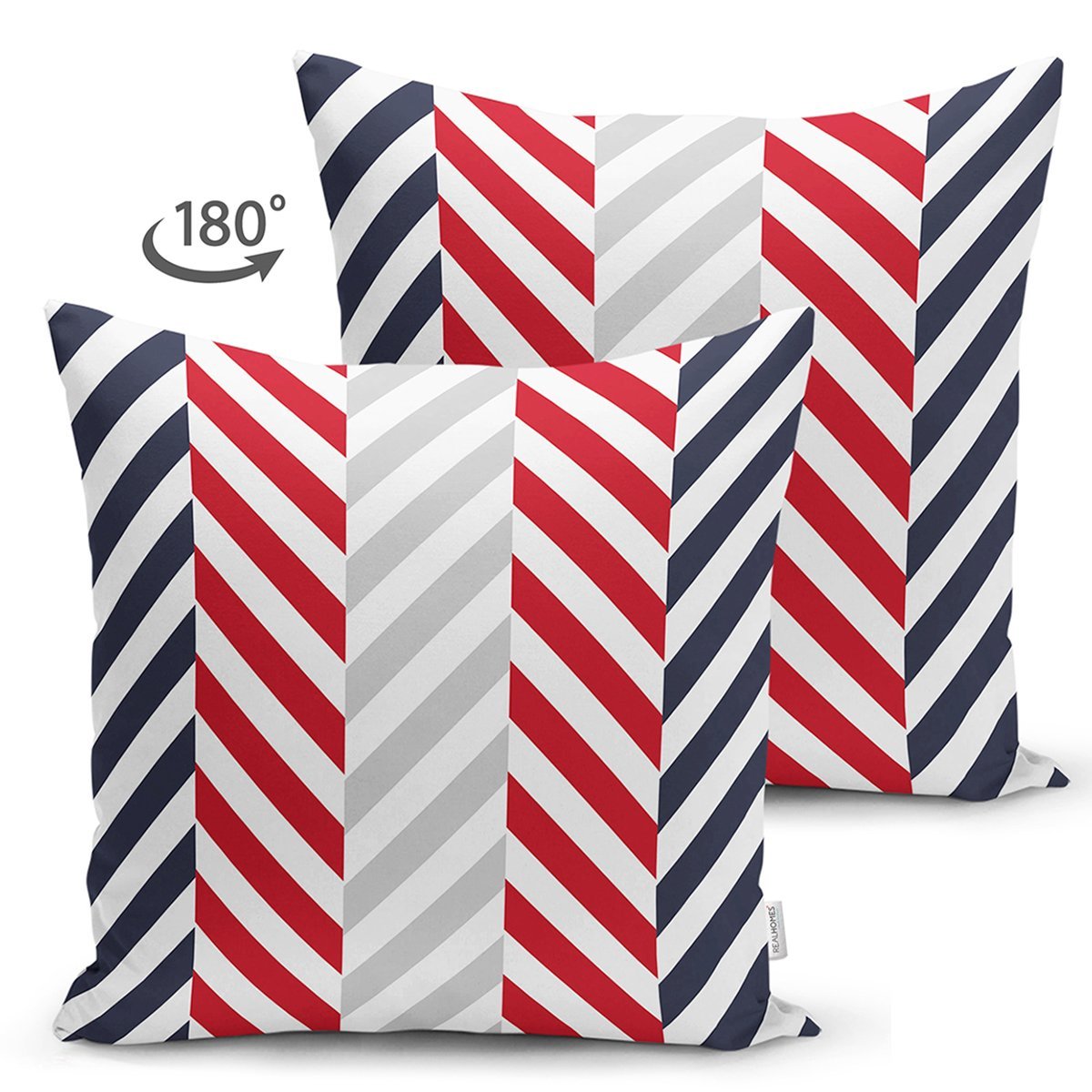 Suet-K7639-Beyaz-Zemin-Uzerinde-Geometrik-Cizimli-Zikzak-Desenli-Dijital-Baskili-Modern-Suet-Yastik-Kirlent-Kilifi-1