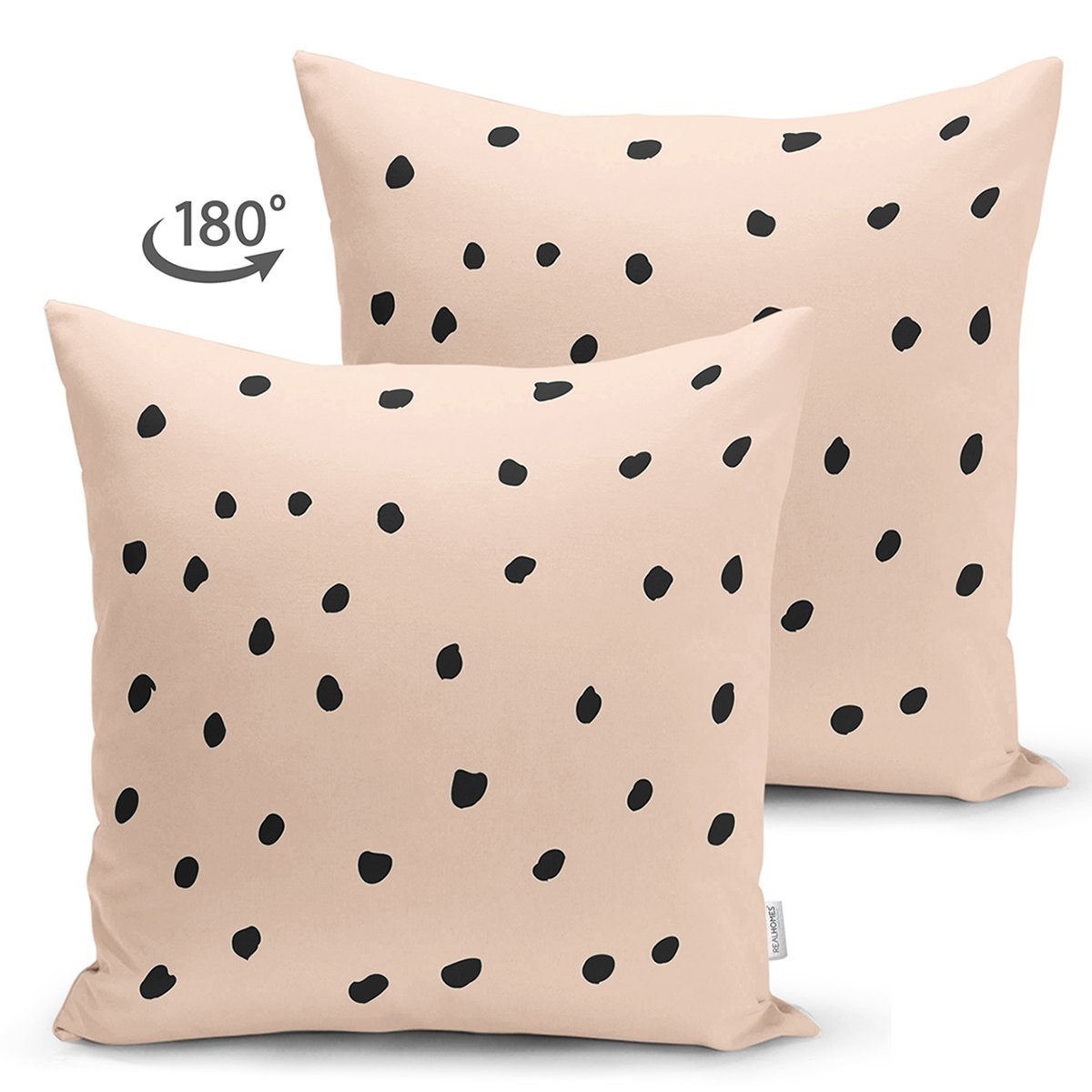 Suet-K7668-Renkli-Zemin-Uzerinde-Siyah-Geometrik-Cizimli-Dijital-Baskili-Modern-Suet-Yastik-Kirlent-Kilifi-1