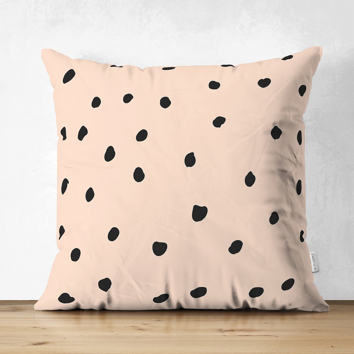 Suet-K7668-Renkli-Zemin-Uzerinde-Siyah-Geometrik-Cizimli-Dijital-Baskili-Modern-Suet-Yastik-Kirlent-Kilifi