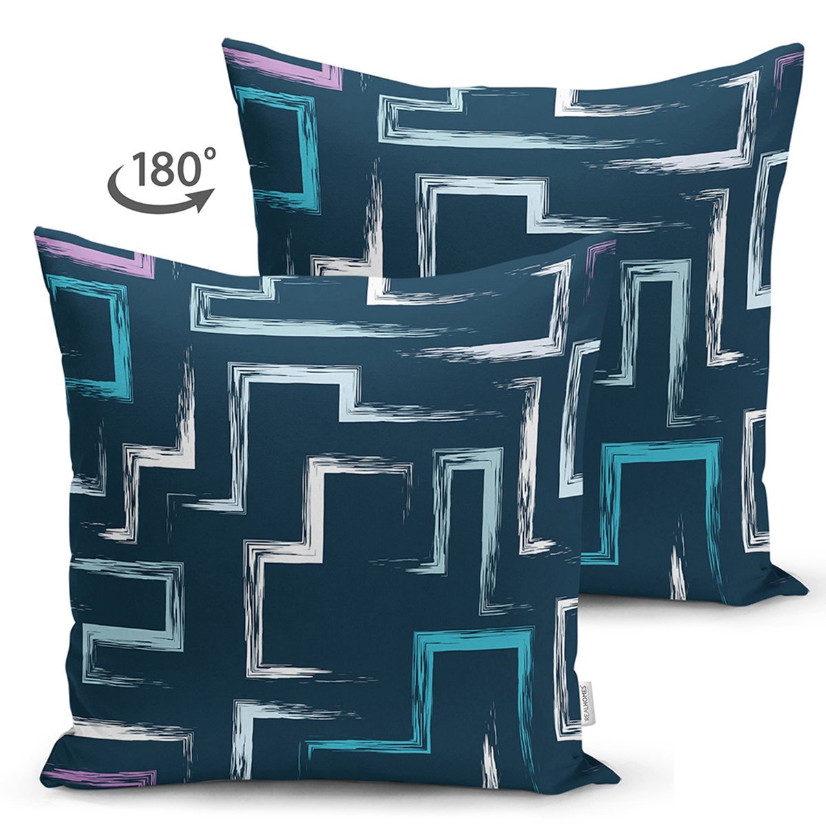 Suet-K7767-Siyah-Zemin-Uzerinde-Modern-Geometrik-Desenli-Dijital-Baskili-Modern-Suet-Yastik-Kirlent-Kilifi-1