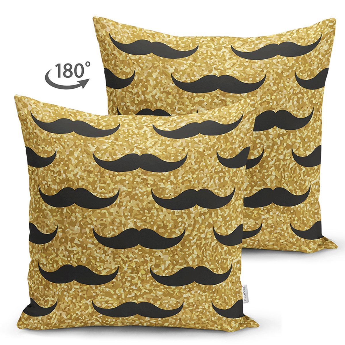 Suet-K7837-Gold-Zemin-Uzerinde-Modern-Desenli-Dijital-Baskili-Modern-Suet-Yastik-Kirlent-Kilifi-1