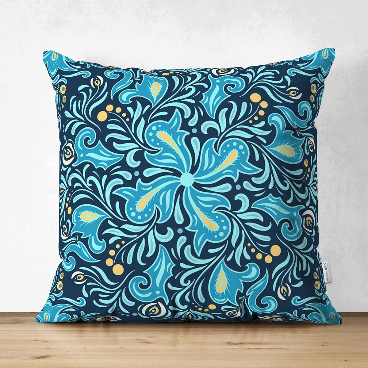 Suet-K7939-Renkli-Zemin-Uzerinde-Cini-Desenli-Dijital-Baskili-Modern-Suet-Yastik-Kirlent-Kilifi