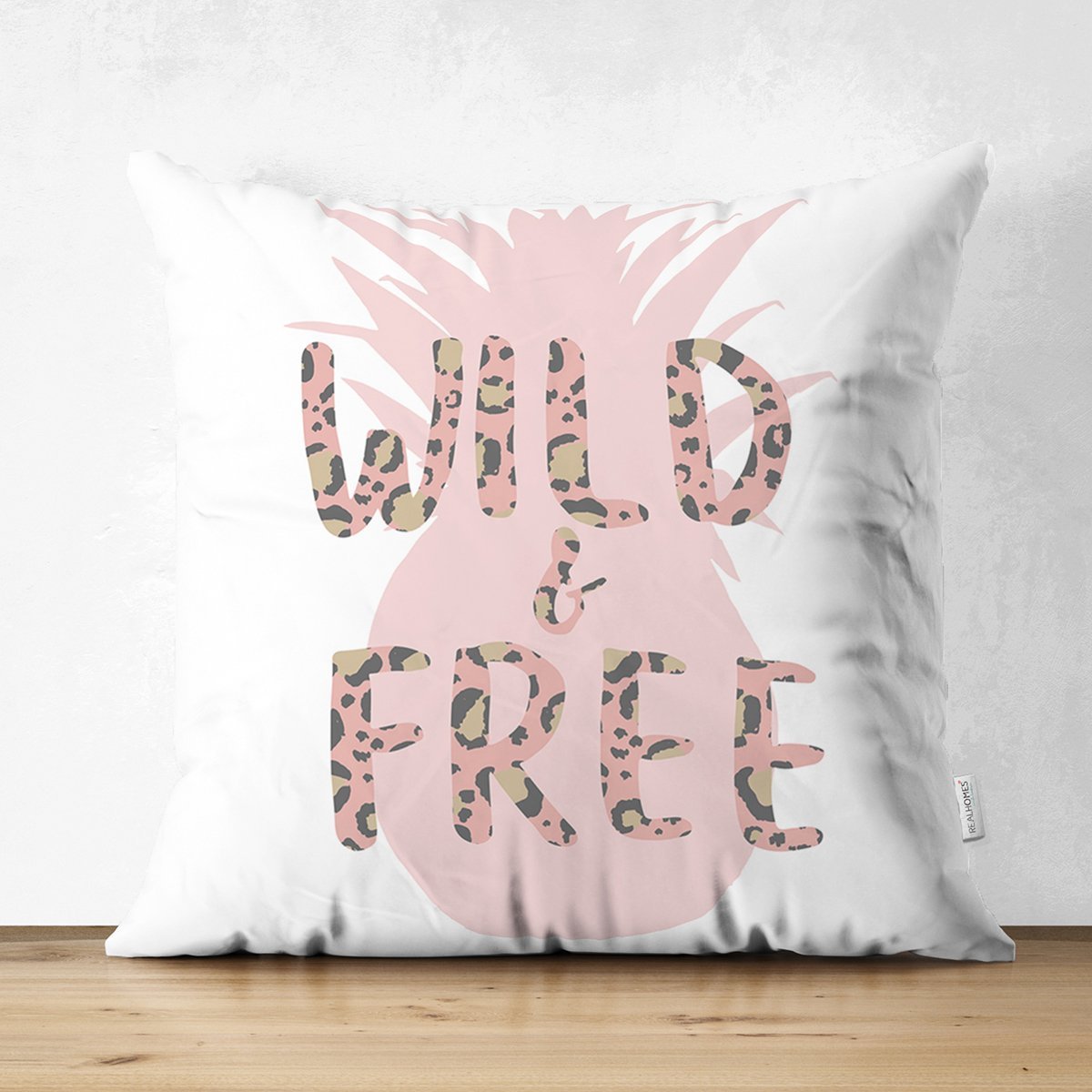 Suet-K7991-Beyaz-Zemin-Uzerinde-Pastel-Renkli-Ananas-Desenli-Dijital-Baskili-Modern-Suet-Yastik-Kirlent-Kilifi