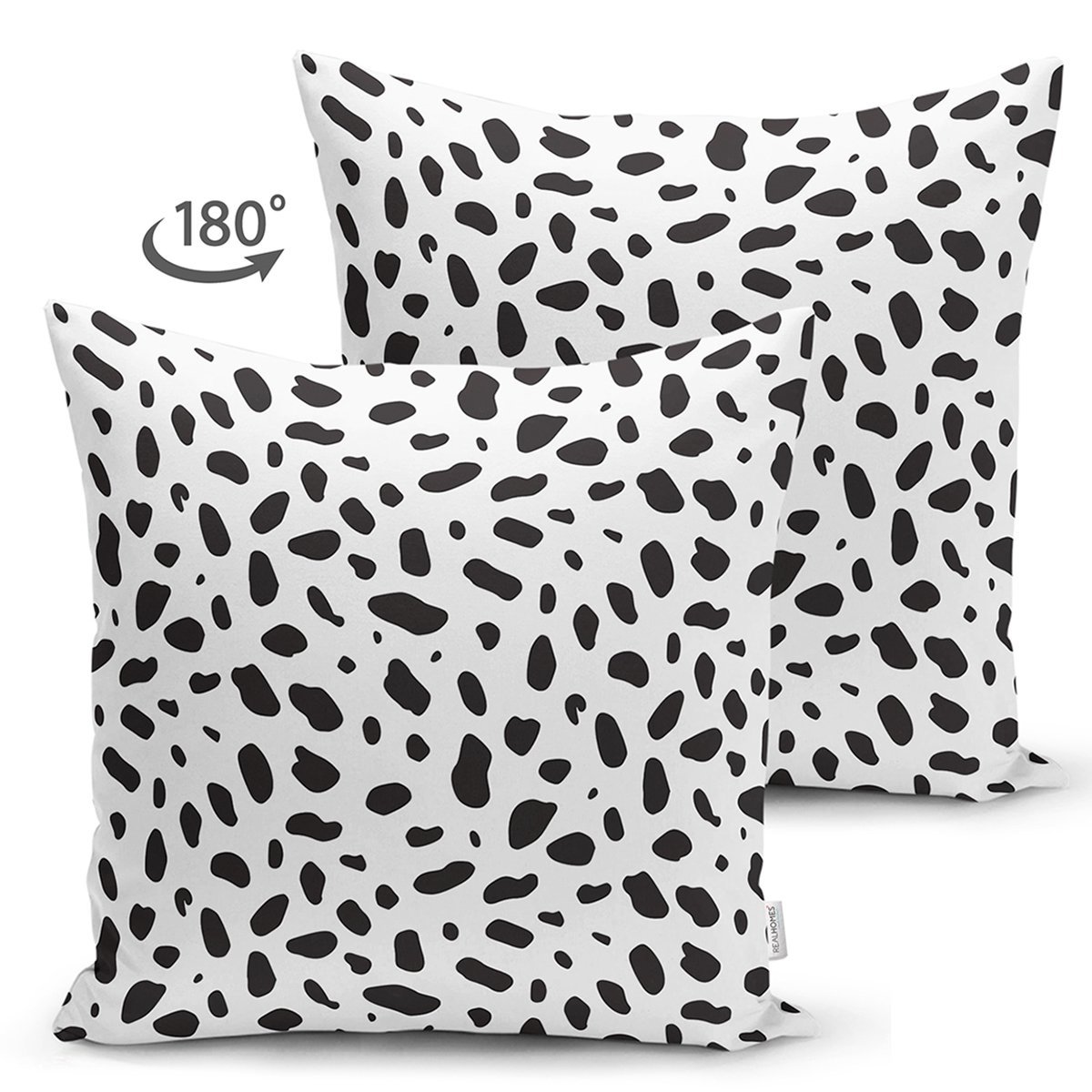 Suet-K8002-Renkli-Zemin-Uzerinde-Siyah-Geometrik-Cizimli-Dijital-Baskili-Modern-Suet-Yastik-Kirlent-Kilifi-1