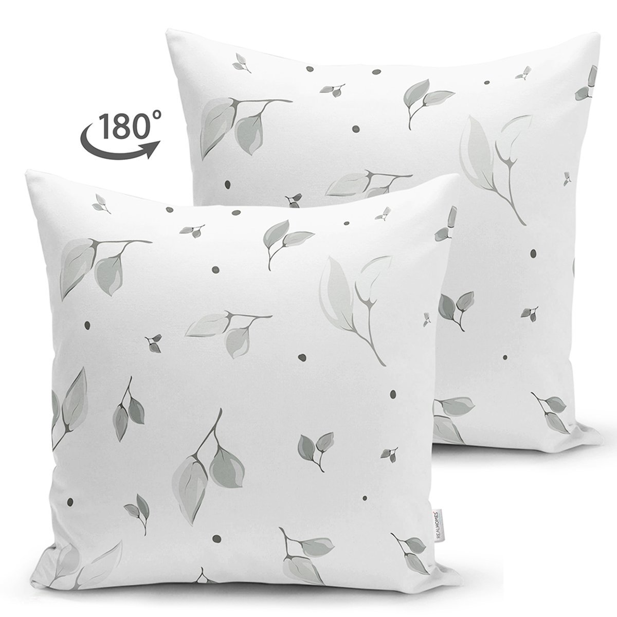 Suet-K8008-Pastel-Zemin-Uzerinde-Beyaz-Yaprak-Desenli-Dijital-Baskili-Modern-Suet-Yastik-Kirlent-Kilifi-1