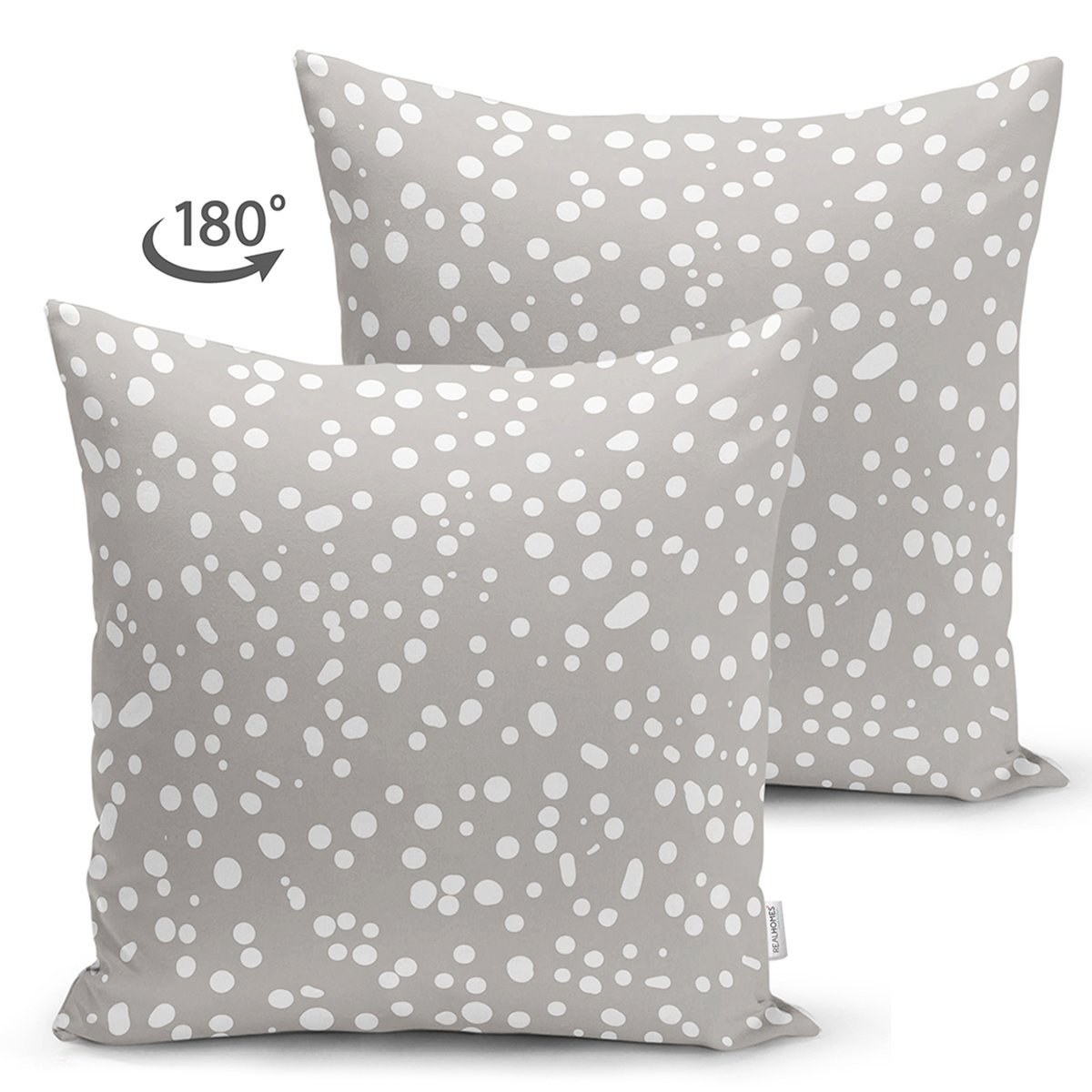 Suet-K8054-Renkli-Zemin-Uzerinde-Beyaz-Puantiye-Desenli-Dijital-Baskili-Modern-Suet-Yastik-Kirlent-Kilifi-1