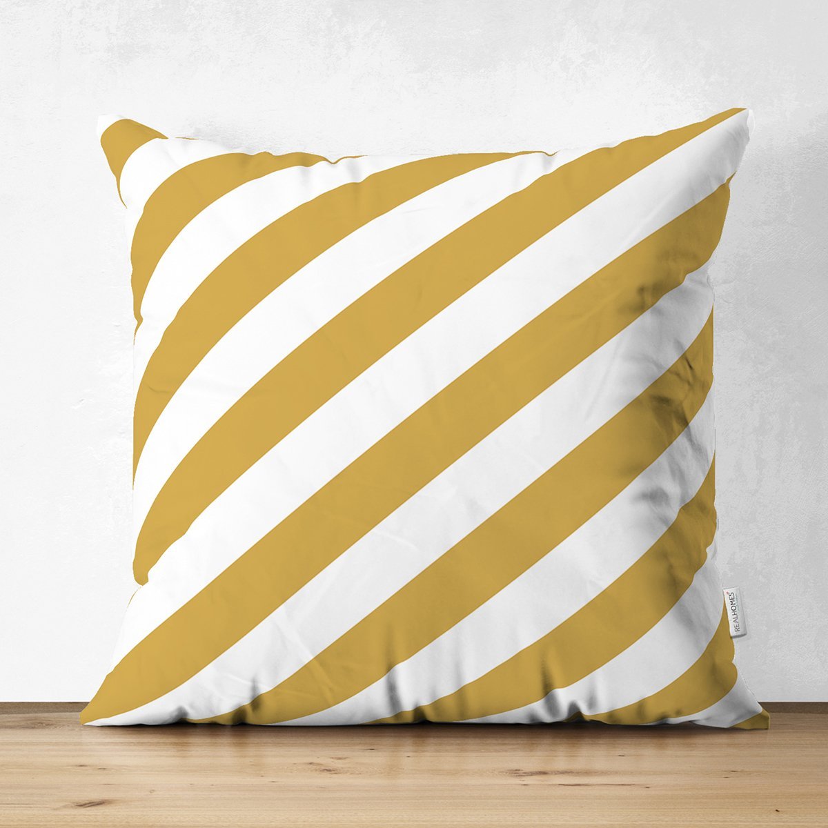 Suet-K8057-Beyaz-Zemin-Uzerinde-Gold-Detayli-Yatay-Cizgili-Dijital-Baskili-Modern-Suet-Yastik-Kirlent-Kilifi