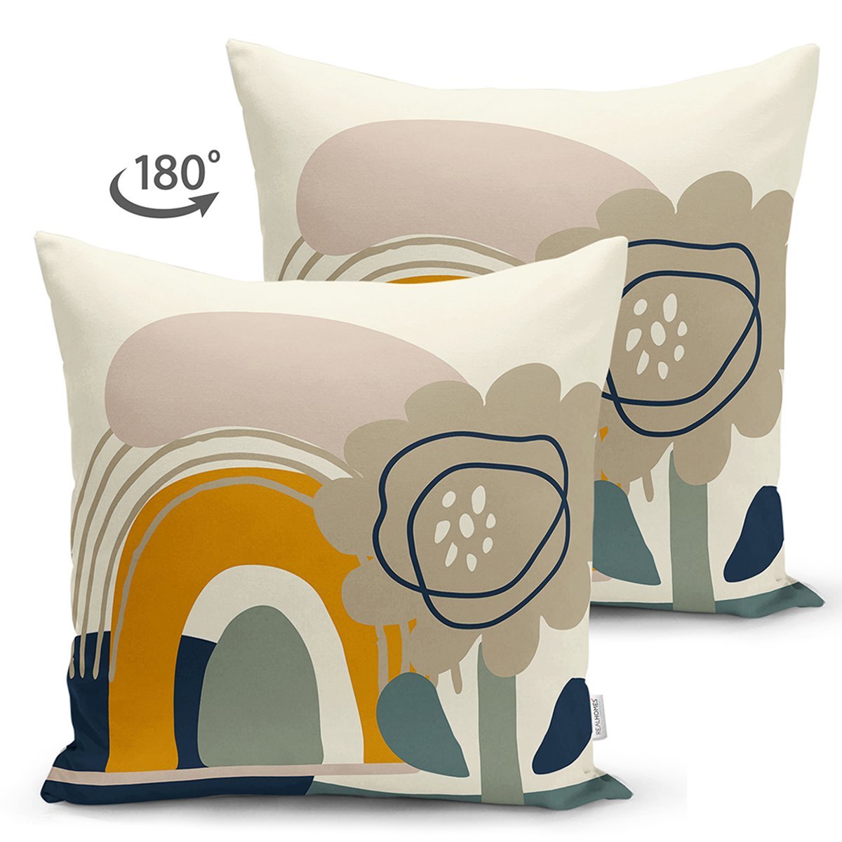 Suet-K8095-Renkli-Zemin-Uzerinde-Yaprak-Desenli-Dijital-Baskili-Modern-Suet-Yastik-Kirlent-Kilifi-1