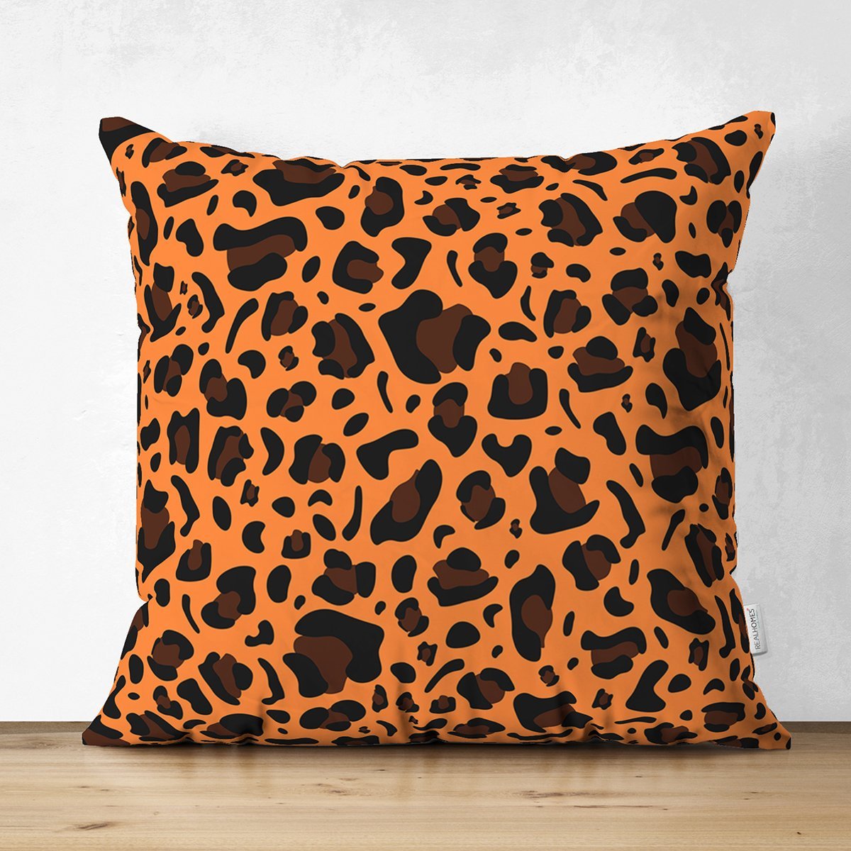 Suet-K8106-Renkli-Zemin-Uzerinde-Geometrik-Desenli-Dijital-Baskili-Modern-Suet-Yastik-Kirlent-Kilifi