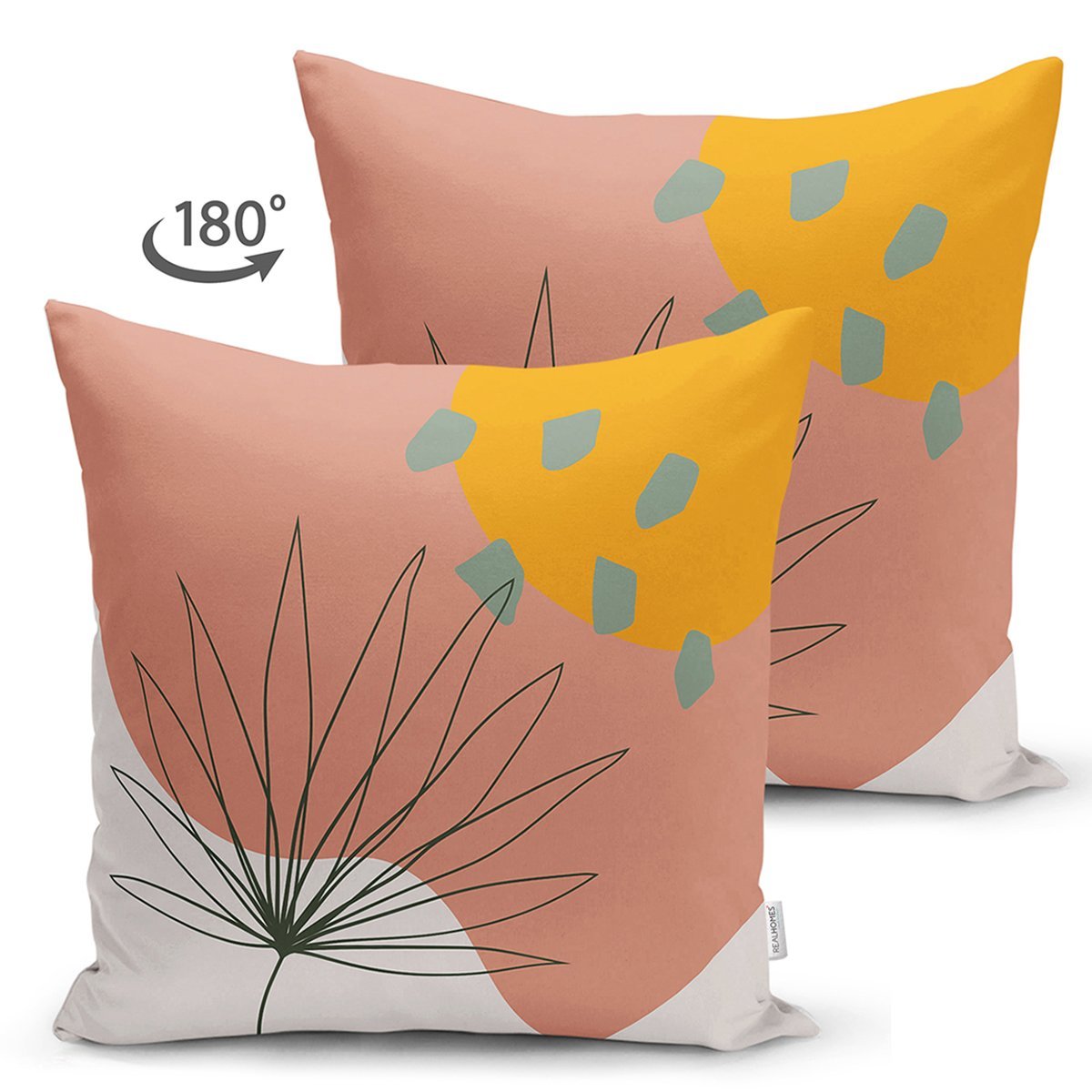 Suet-K8121-Pastel-Zemin-Uzerinde-Yaprak-Desenli-Dijital-Baskili-Modern-Suet-Yastik-Kirlent-Kilifi-1