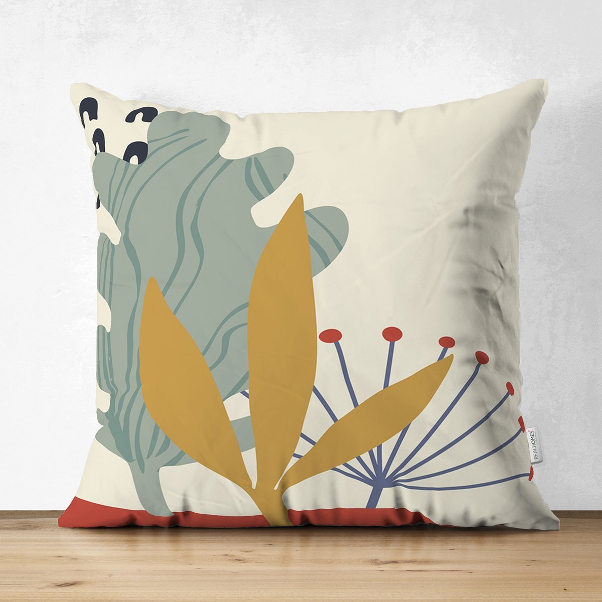 Suet-K8128-Pastel-Zemin-Uzerinde-Yaprak-Desenli-Dijital-Baskili-Modern-Suet-Yastik-Kirlent-Kilifi