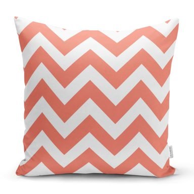Modern Zigzag Desenli Dijital Baskılı Dekoratif Yastık Kırlent Kı - yk521