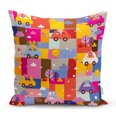 RealHomes Dijital Baskılı Yastık Kırlent Kılıfı