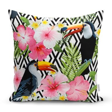 Real Homes Dijital Baskılı Dekoratif Yastık Kırlent Kılıfı - k972