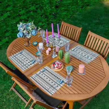 4'lü Özel Tasarım İskandinav Tasarımlı Amerikan Servis Seti