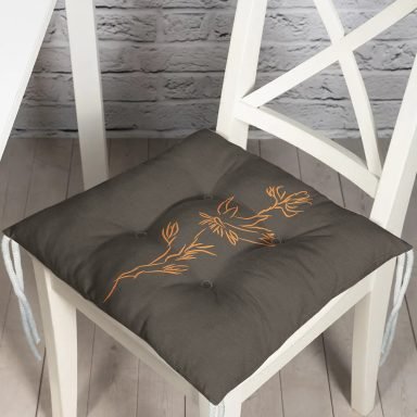 Minimalist Özel Tasarımlı Dijital Baskılı Modern Pofidik Sandalye Minderi