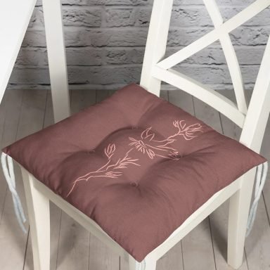 Minimalist Özel Tasarımlı Dijital Baskılı Modern Pofidik Sandalye Minderi