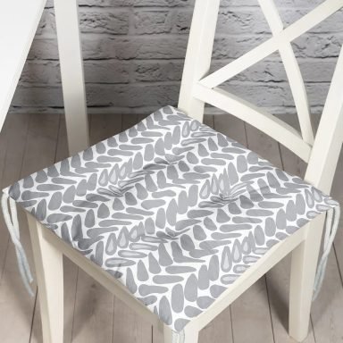 Geometrik Desenli Dijital Baskılı Pofidik Sandalye Minderi