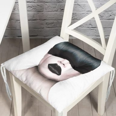 Realhomes Fashion Women Tasarımlı Dijital Baskılı Pofidik Sandalye Minderi