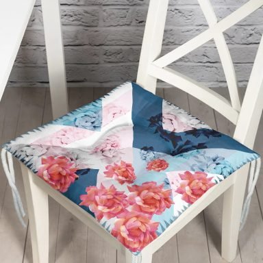 Realhomes Fashion Özel Tasarım Dijital Baskılı Modern Pofidik Sandalye Minderi