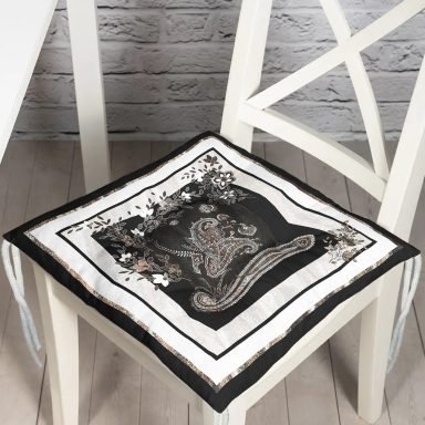 Modern Sanat Tasarımlı Dijital Baskılı Pofidik Sandalye Minderi