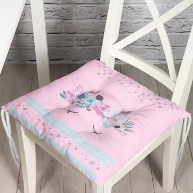 Realhomes Pembe Zeminde Baby Shower Özel Tasarım Modern Pofidik Sandalye Minderi