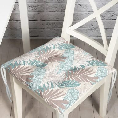 Modern Floral Desen Baskılı RealHomes Özel Tasarım Pofidik Sandalye Minderi