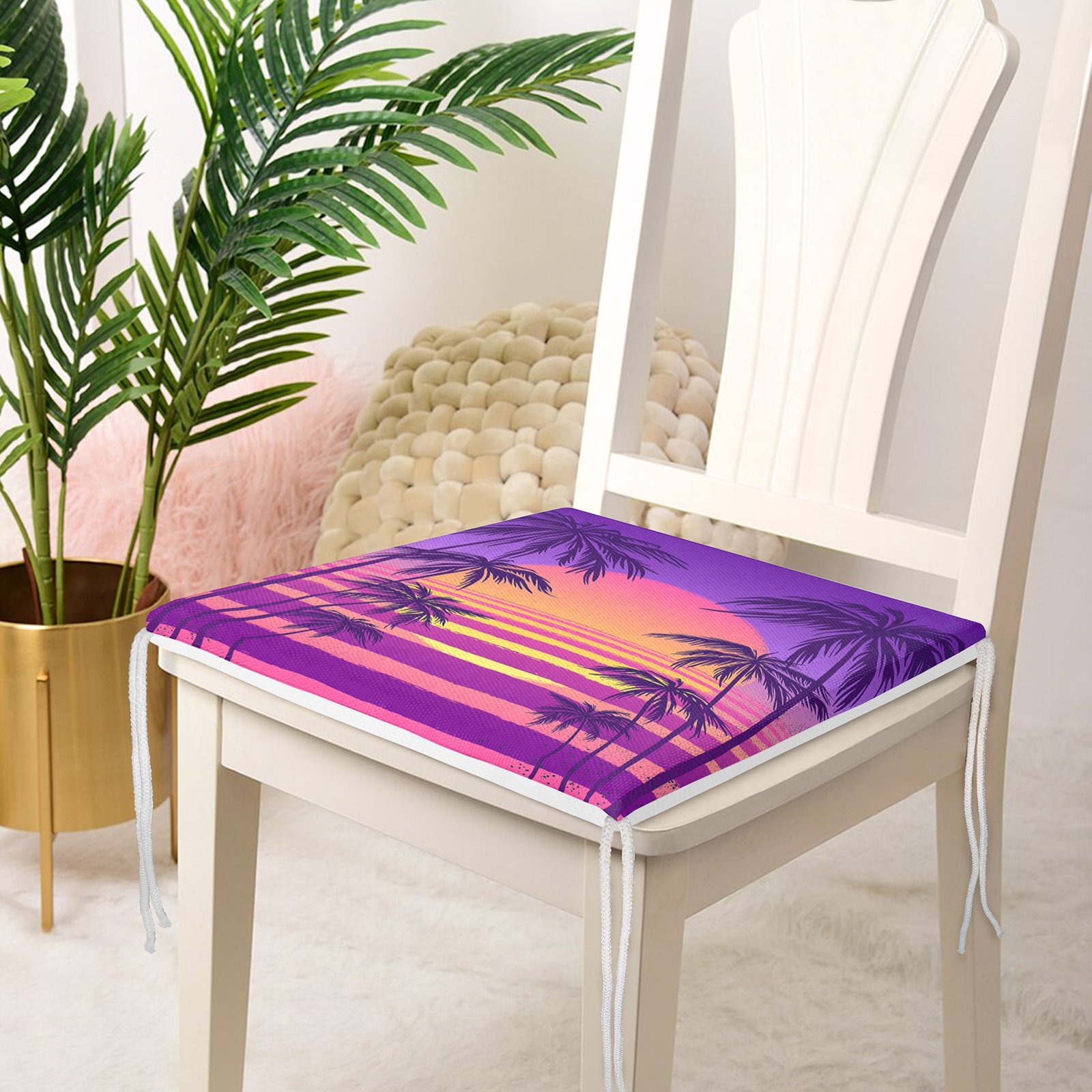 Frm-3184-Mor-Renkli-Plaj-Ozel-Tasarimli-Dijital-Baskili-Modern-Fermuarli-Sandalye-Minderi-Gorsel-3