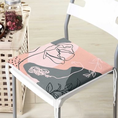 RealHomes Bohemian Özel Tasarım Dekoratif Fermuarlı Sandalye Minderi