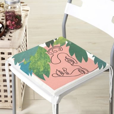 RealHomes Bohemian Özel Tasarım Dekoratif Fermuarlı Sandalye Minderi
