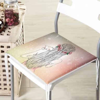Realhomes Dekoratif Kare Sandalye Minderi 40x40cm Fermuarlı - f701