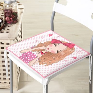 Realhomes Dekoratif Kare Sandalye Minderi 40x40cm Fermuarlı - f716
