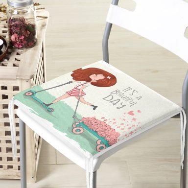 Realhomes Dekoratif Kare Sandalye Minderi 40x40cm Fermuarlı - f718