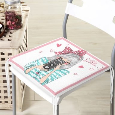 Realhomes Dekoratif Kare Sandalye Minderi 40x40cm Fermuarlı - f720
