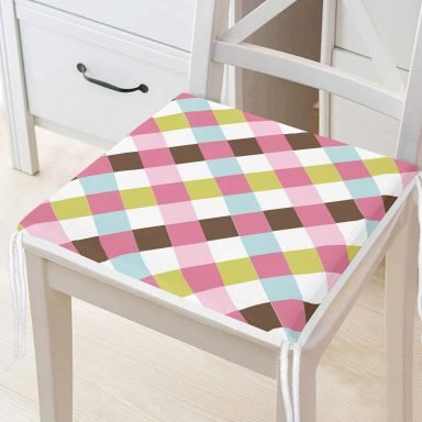 Realhomes Dekoratif Kare Sandalye Minderi 40x40cm Fermuarlı - f868