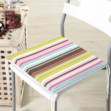 Reallhomes Dekoratif Kare Sandalye Minderi 40x40cm Fermuarlı - f870